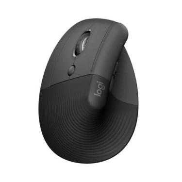 Imagem de Mouse Logitech Lift Vertical Preto/rosa (910-006466), Preto