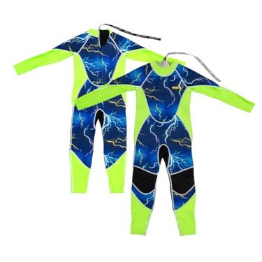 Imagem de Cheekaaboo Roupa de mergulho infantil unissex de neoprene UPF50 2,5 mm para natação, surfe, mergulho com snorkel