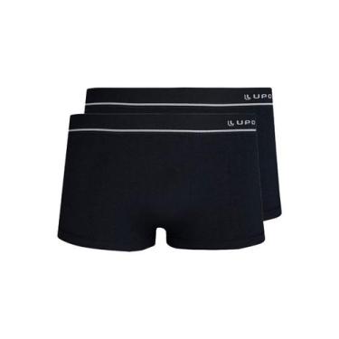 Imagem de Kit com 2 Cuecas Sunga Lupo 676-002, Preto, G