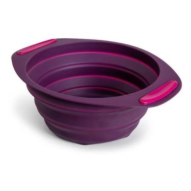 Imagem de Escorredor Dobravel Em Silicone 26,8 Cm - MODA DO CHEF