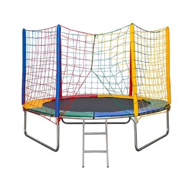 Imagem de Cama Elástica 2,44m Infantil Colorida Premium Resistente