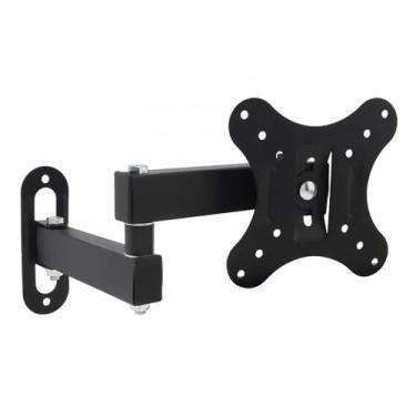 Imagem de ANZOAT Suporte universal ajustável de parede para TV, suporte giratório universal, suportes de TV para monitor LCD LED de 14 a 24 polegadas Flat Pan