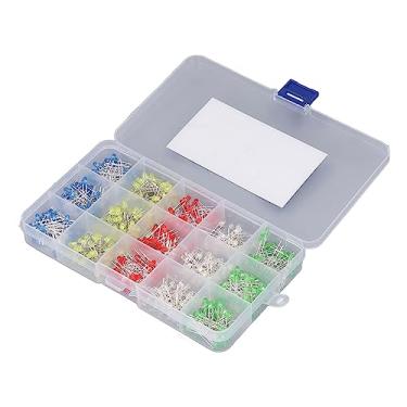 Imagem de 500pcs 3mm LED Emissor de Diodos Emissores, LEDs Azuis Azuis Vermelhos Verdes Brancos Com Alto Brilho, para Projetos de Bricolage, Experimentos Científicos, Decoração de Carros