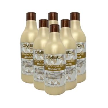 Imagem de Condicionador Mandioca 500ml Omega Hair Fardo 6 Unidades