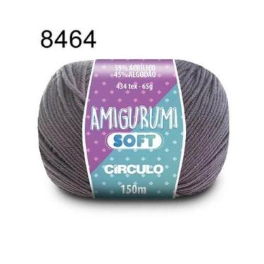 Imagem de Fio Amigurumi Soft Circulo 150m Cor 2 - Círculo, 8464-Cinzelado
