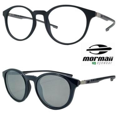 Imagem de Armação de Grau Mormaii Swap 2 6071 ABC com 1 Clipon Prata, Prata