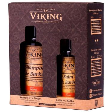Imagem de Kit Shampoo + Balm de Barba Linha Terra Viking