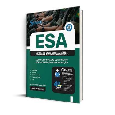 Imagem de Apostila ESA  -  de Formação de Sargento - Combatente/Logística e Avia