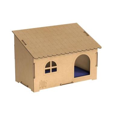 Imagem de Casinha Caminha Pet Cachorro Gato Luxo Cama Casa Colchão - Ricapet, Az