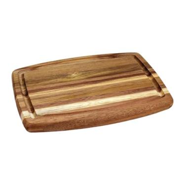 Imagem de Fenteer Tábua de corte de madeira tábua de queijo pizza tábua de cortar queijo travessa para bife