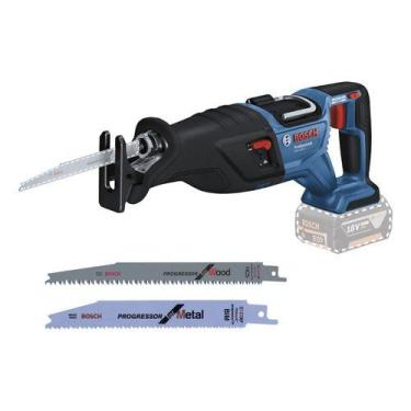 Imagem de Serra Sabre Bosch Gsa 185 Li 18v Brushless Lâminas Sem Bateria e Carre