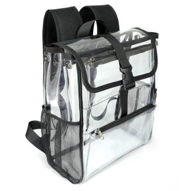 Imagem de Mochila SPODEARS Clear Stadium aprovada em PVC transparente