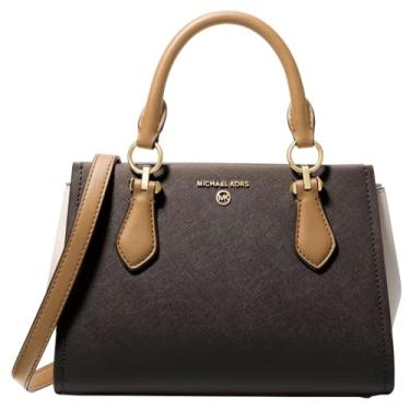 Imagem de Michael Kors Bolsa transversal pequena Marilyn, Camel/Choco, One Size