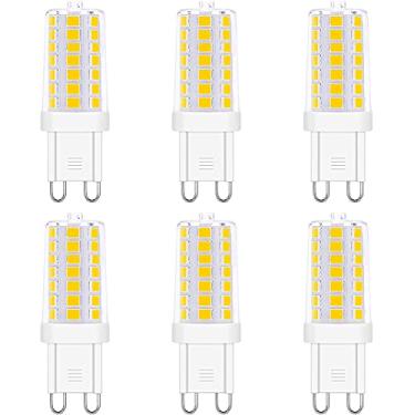 Imagem de Makergroup Lâmpadas Led G9 Reguláveis 120 V, Equivalente A 35 W, Halógenas T4 G9, Luz Do Dia Branca 6000 K Para Lustres De Cristal, Luzes De Destaque, Pendentes, Arandelas De Parede, Luzes De Teto,