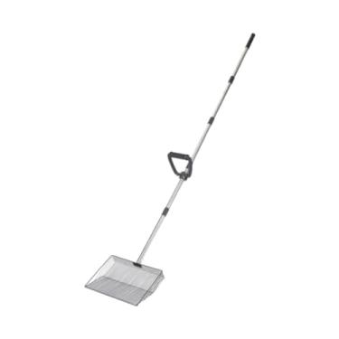 Imagem de WeiLaiKeQi Scooper de ninhada de gato, lixo de gatinho, peneira, conveniente e multifuncional aço inoxidável punhal comprido puxador de parafuso de peneira