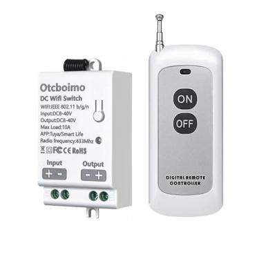 Imagem de Interruptor inteligente WiFi DC12V, relé 12V/24V/32V/10A com longo alcance de 328 pés, interruptor liga/desliga de controle remoto para carro, motor, lâmpadas, luzes de LED, ventiladores