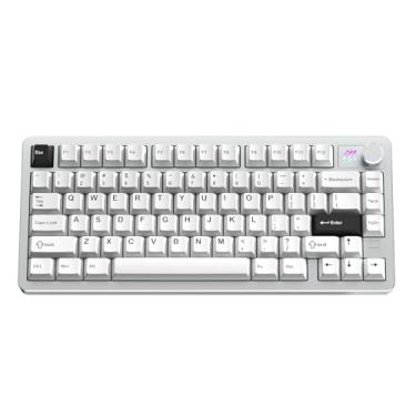 Imagem de SUEHIODHY Teclado Mecânico Furycube F75, 75% Alumínio, Programável Via Via, Hot Swap Personalizado, Estrutura De Vedação, Teclado Gamer Com Retroiluminação Rgb Para Pc/Tablet/Ps