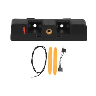 Imagem de Painel do Painel USB Expansion Dock Hub 1 USB-A 2 Porta Tipo-C Uso Conveniente Estação de Carregamento Substituição do Bronco 2 4 Portas 2021 e Posteriormente