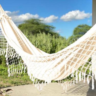 Imagem de Rede De Descanso Balanço Cor Crua 1.40 x 3.60 M - UNIVERSO