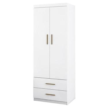 Imagem de Guarda Roupa Infantil Chiara 2 Portas E 2 Gavetas Branco - Phoenix Baby Branco