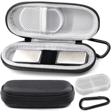 Imagem de Yewltvep Capa para monitor cardíaco Kardiamobile ECG, capa rígida para KardiaMobile 6L, capa para monitor de eletrocardiograma Kardia vem com caixa de comprimidos e clipe mosquetão, estojo de viagem