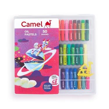 Imagem de Giz de Cera Camlin Kokuyo Óleo Pastel Cor 50 Tons Cores Sortidas