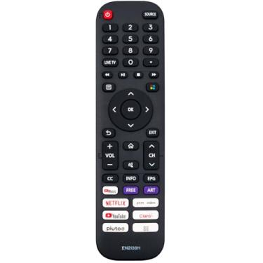 Imagem de Controle remoto de substituição EN2I30H compatível com Hisense Smart TV 65A6030GMV 65A6050GMV 65H6G 65H77G 50A6070GMV 50A6090GMV 65A6070GMV 65A6090GMV 55A6070GMV 55A6070GMV 090GMV 50A6030GMV