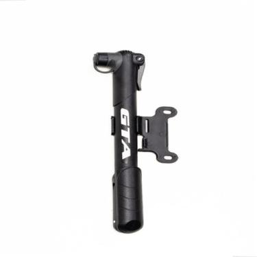 Imagem de Mini Bomba De Ar Manual Portátil Para Pneu Bike Nylon Aluminio Com Abr