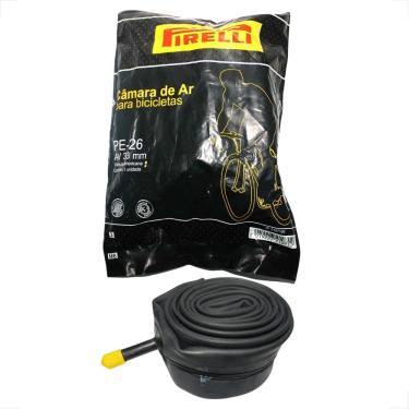 Imagem de Camara de Ar Pirelli Bicicleta Aro 26 Bico Grosso 33mm mtb