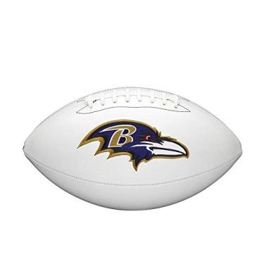 Imagem de Bola de futebol Wilson NFL Live Team Autograph - Baltimore