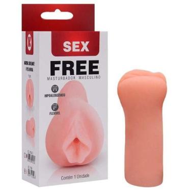 Imagem de Masturbador vagina sex free pequena - kgel, BEGE