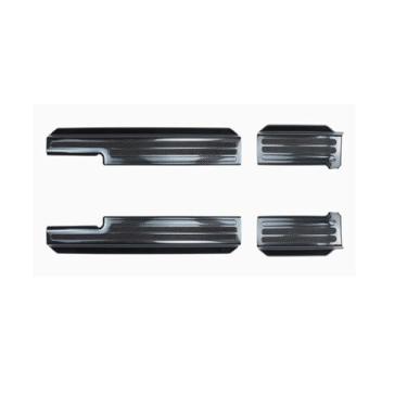 Imagem de HAGEZA Protetor de soleira de porta de carro de aço inoxidável, acabamento de capa de proteção contra arranhões, para Suzuki Jimny 4 portas 2023+, protetor de borda de porta de carro antiarranhões