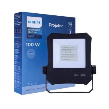 Imagem de Refletor Led Philips 100w 6500k Fria Philips Bivolt IP65