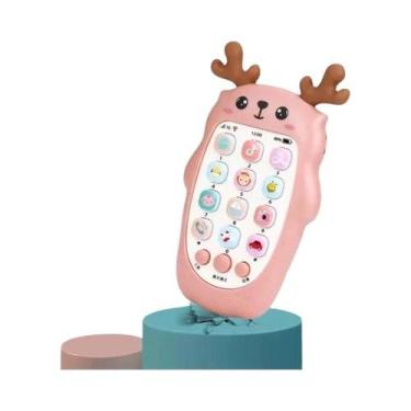 Imagem de Mordedor De Telefone Para Bebê Bilíngue, Música, Voz, Aprendizagem Pre