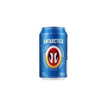 Imagem de Cerveja Antarctica Pilsen Lata 350ml Caixa c/ 12 un - ambev
