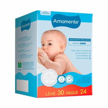 Imagem de Absorvente Para Seios Amamente 30 Unidades