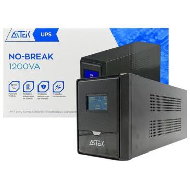 Imagem de Fonte de Energia No-Break 1200VA Bivolt 110/120V AC 60Hz Proteção Cont