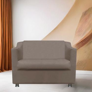 Imagem de Namoradeira Bia Decorativa Reforçada Recepção Clinica Salão Sala De Estar Suede