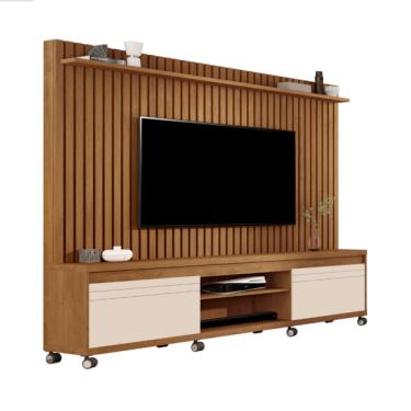 Imagem de Home Theater Duas Portas Com Dobradiças Metálicas Uma Pratele