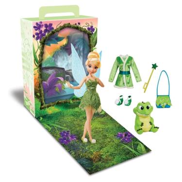 Imagem de Boneca Princess Story Disney Tinker Bell com área para colorir 28 cm