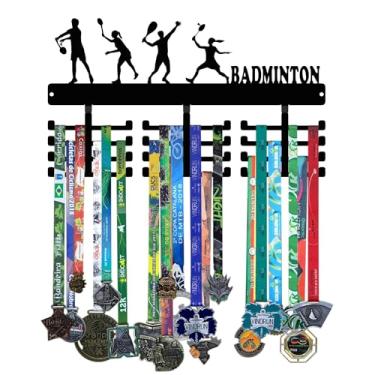Imagem de Porta Medalhas em Aço - 50 Medalhas - Badminton
