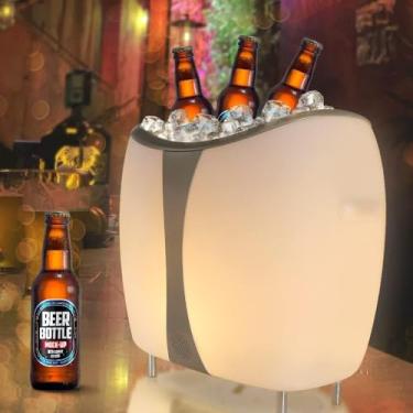Imagem de FUYO Balde de gelo de mesa LED (bangue/alto-falante)