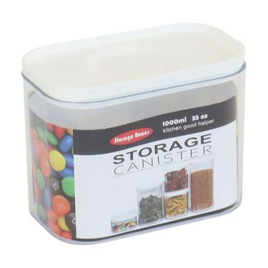 Imagem de Pote Hermético a Vácuo Plástico 1L Armazenamento Eficiente e Prático