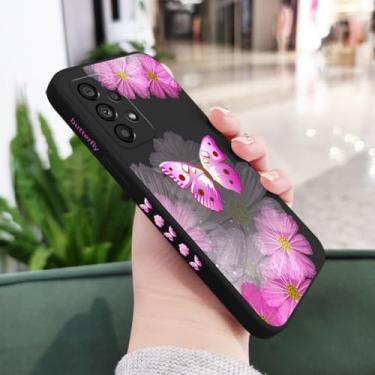 Imagem de Capa borboleta para Samsung A73 A53 A33 A23 A16 A13 A06 A03 A72 A52 A52S A32 A02S A15 A25 A35 A55 A22 A21S 4G 5G, preta 1, para A52