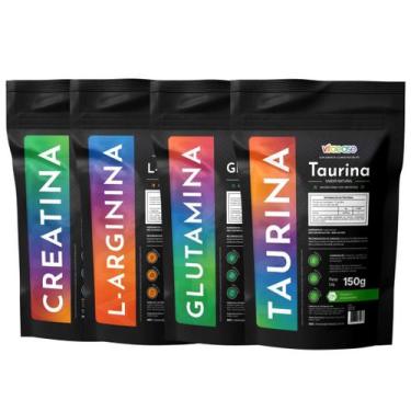 Imagem de vitaease - Creatina L-Glutamina L-Arginina Taurina  150g, Sem sabor