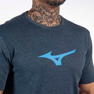 Imagem de Camiseta Mizuno Lifestyle Masculina Azul Noite