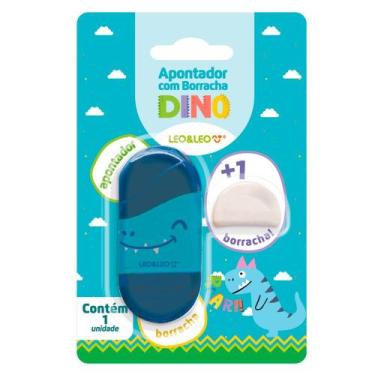 Imagem de Apontador com Borracha Dino - Leo & Leo - Leo&Leo