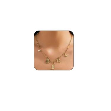 Imagem de Locrccl Colar de chapéu de faroeste com pingente dourado para mulheres, boho, cowgirl, chapéu de caubói, bota, colar, vintage, rodeio, country, concerto, joias ocidentais, acessórios, Metal, Sem Pedra