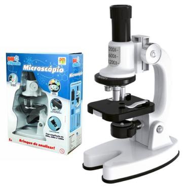 Imagem de Kit Microscópio Laboratório Infantil Completo Educativo Com Iluminação