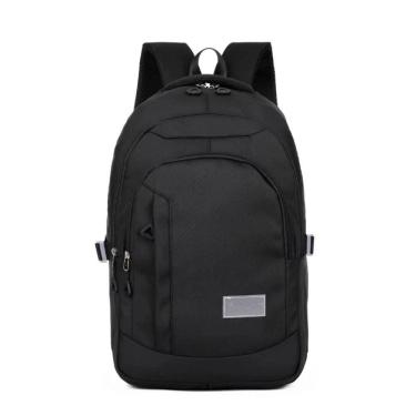 Imagem de Mochila Grande Reforçada Impermeável Para Notebook 15.6 Faculdade Escola Passeio Unissex Preto